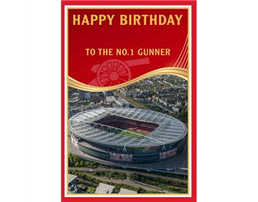 C75 ARSENAL STADIUM OPEN BIRTHDAY CARD 6S