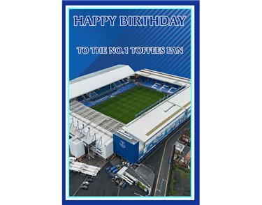 C75 EVERTON STADIUM OPEN BIRTHDAY CARD 6S