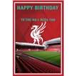 C75 LIVERPOOL STADIUM OPEN BIRTHDAY CARD 6S