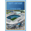 C75 MAN CITY STADIUM OPEN BIRTHDAY CARD 6S