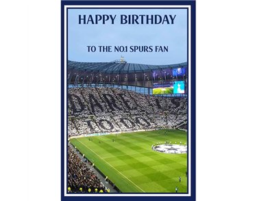 C75 TOTTENHAM STADIUM OPEN BIRTHDAY CARD 6S