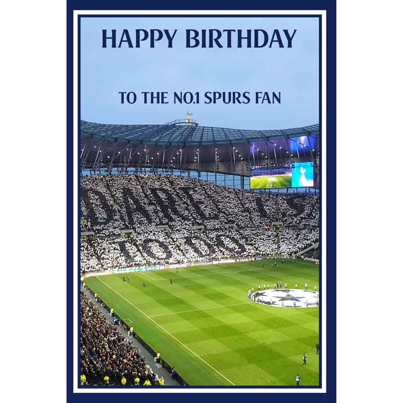 C75 TOTTENHAM STADIUM OPEN BIRTHDAY CARD 6S
