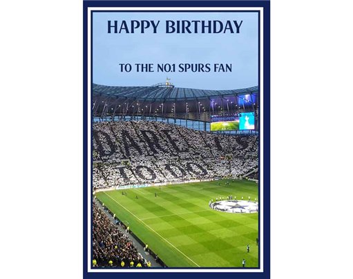 C75 TOTTENHAM STADIUM OPEN BIRTHDAY CARD 6S