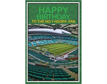 C75 CELTIC STADIUM OPEN BIRTHDAY CARD 6S