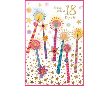 C50 TRADITIONAL FEMALE 18TH BIRTHDAY ISABELS GARDEN 6S