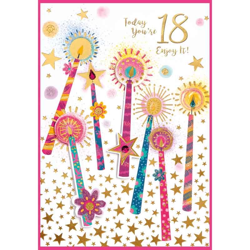 C50 TRADITIONAL FEMALE 18TH BIRTHDAY ISABELS GARDEN 6S