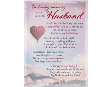 C35 HUSBAND MEMORIAL CARD 6S