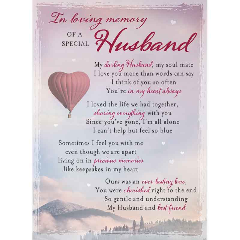 C35 HUSBAND MEMORIAL CARD 6S