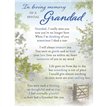 C35 GRANDAD MEMORIAL CARD 6S
