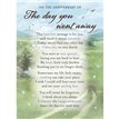 C35 THE DAY YOU WENT AWAY MEMORIAL CARD 6S