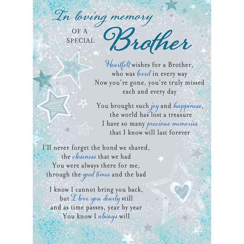 C35 BROTHER MEMORIAL CARD 6S