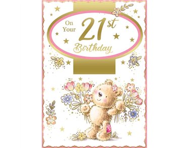 C50 CUTE FEMALE 21ST BIRTHDAY SILVERLINE 12S