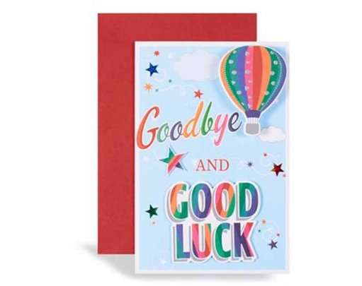 C75 GOODBYE & GOOD LUCK EXCELLENCE 6S
