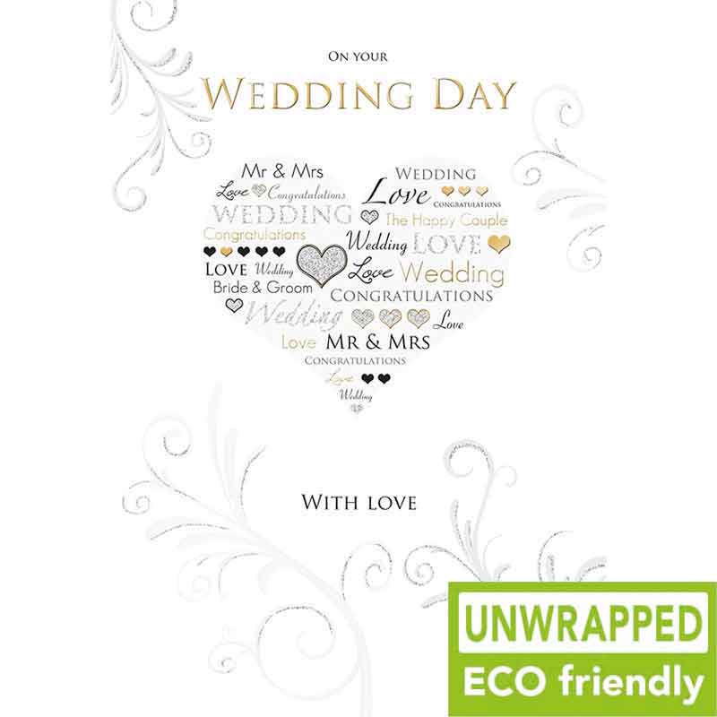 C75 WEDDING DAY TEXT HEART PICCADILLY 6S