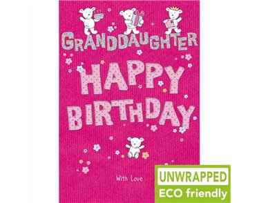 C75 BEARS GRANDDAUGHTER BIRTHDAY PICCADILLY 6S