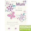 C75 FLOWERS & BUTTERFLIES MUM BIRTHDAY PICCADILLY 6S