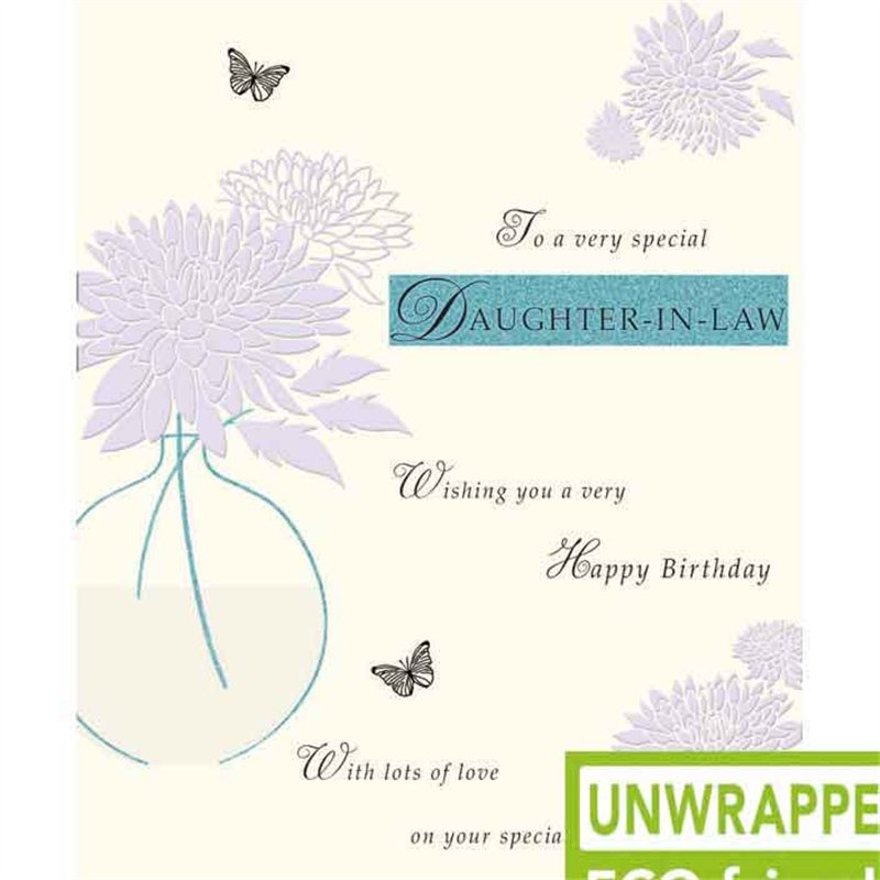 C75 CHRYSANTHEMUM DAUGHTER IN LAW BIRTHDAY PICCADILLY 6S