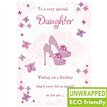 C75 PINK SHOES AND BUTTERFLIES DAUGHTER BIRTHDAY PICCADILLY 6S