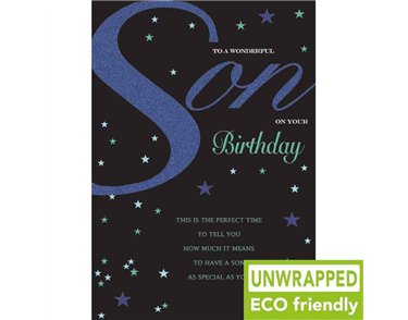 C75 TEXT & STARS ON BLACK SON BIRTHDAY PICCADILLY 6S