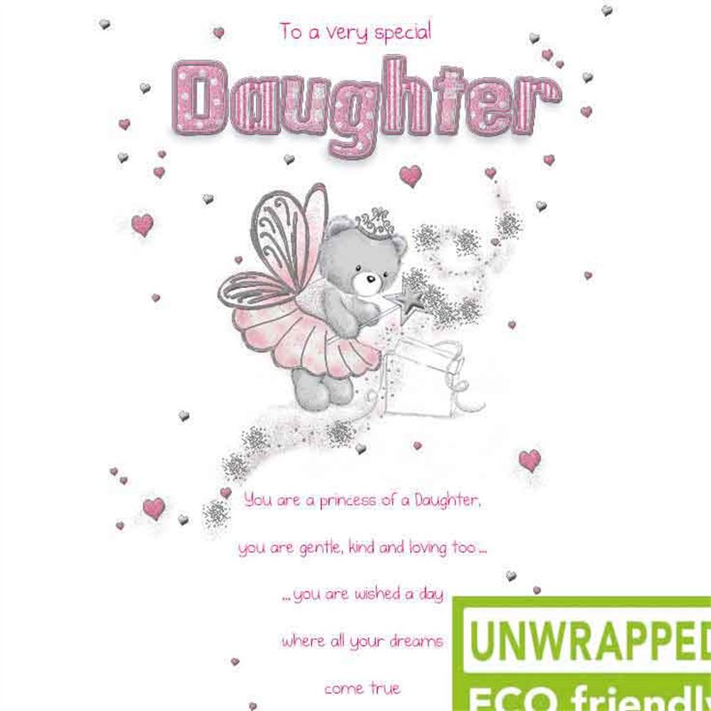 C75 BEAR FAIRY DAUGHTER BIRTHDAY PICCADILLY 6S