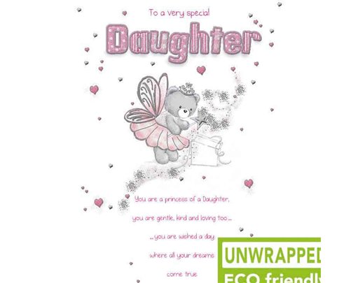 C75 BEAR FAIRY DAUGHTER BIRTHDAY PICCADILLY 6S