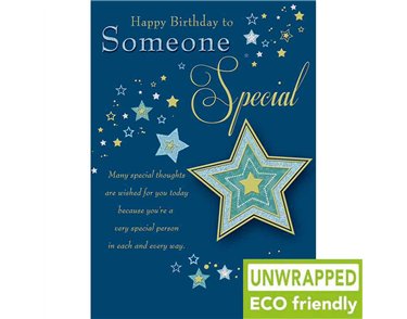 C75 STAR AND TEXT SOMEONE SPECIAL BIRTHDAY PICCADILLY 6S