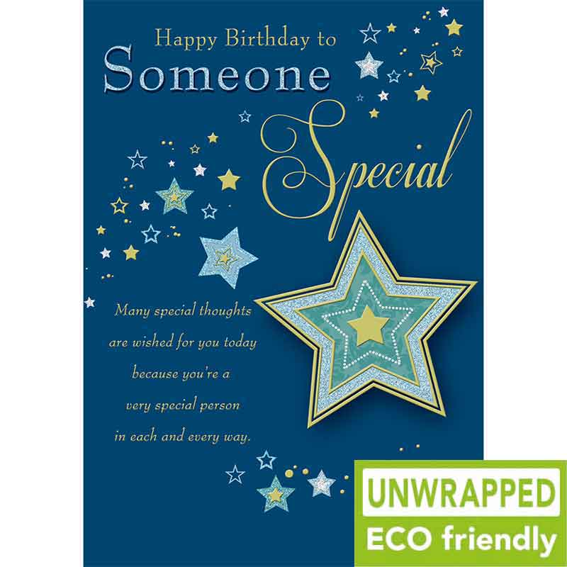 C75 STAR AND TEXT SOMEONE SPECIAL BIRTHDAY PICCADILLY 6S