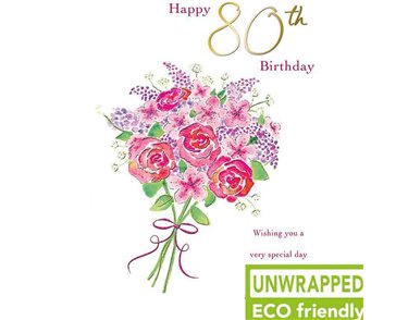 C75 BOUQUET OF FLOWERS AGE 80 FEMALE PICCADILLY 6S