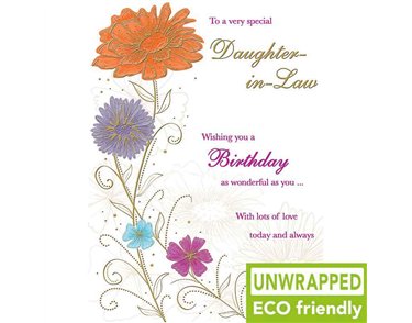 C75 FLOWERS DAUGHTER IN LAW BIRTHDAY PICCADILLY 6S