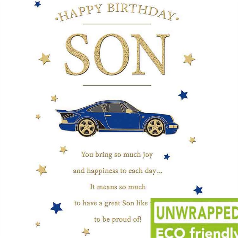 C75 CAR & TEXT SON BIRTHDAY PICCADILLY 6S