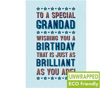 C75 TEXT GRANDAD BIRTHDAY PICCADILLY 6S