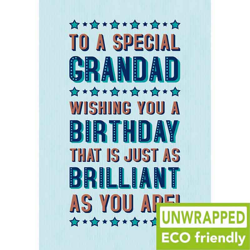 C75 TEXT GRANDAD BIRTHDAY PICCADILLY 6S