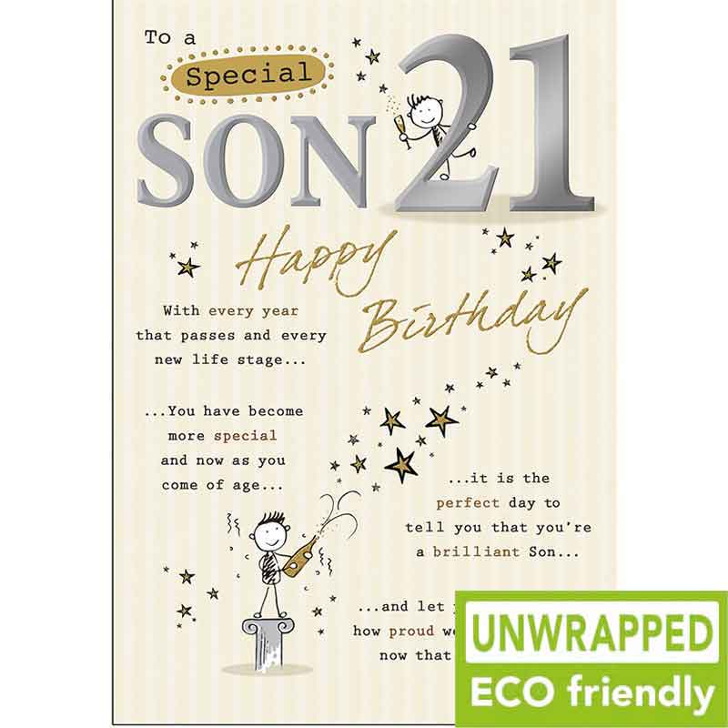 C75 CHARACTER & TEXT AGE 21 SON PICCADILLY 6S