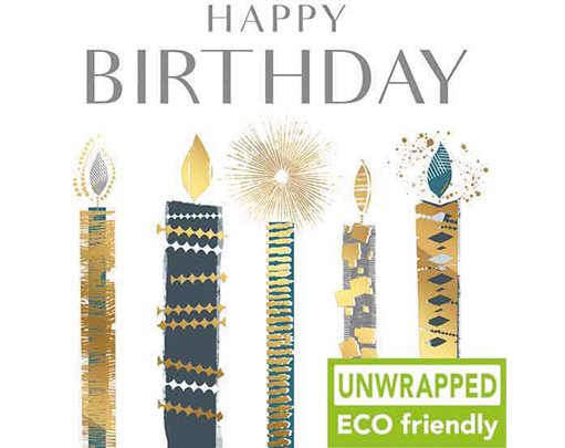 160mm SQ CANDLES OPEN BIRTHDAY ELITE 6S