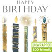 160mm SQ CANDLES OPEN BIRTHDAY ELITE 6S
