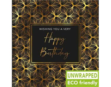 160mm SQ BLACK PATTERN OPEN BIRTHDAY ELITE 6S