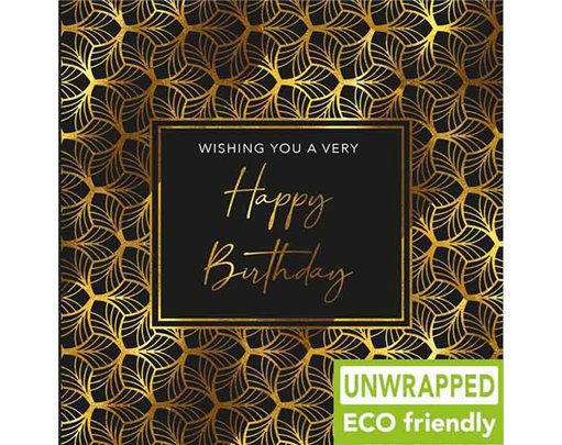 160mm SQ BLACK PATTERN OPEN BIRTHDAY ELITE 6S