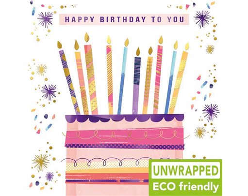160mm SQ CAKE OPEN BIRTHDAY ELITE 6S