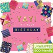 160mm SQ PINK TYPE OPEN BIRTHDAY ELITE 6S