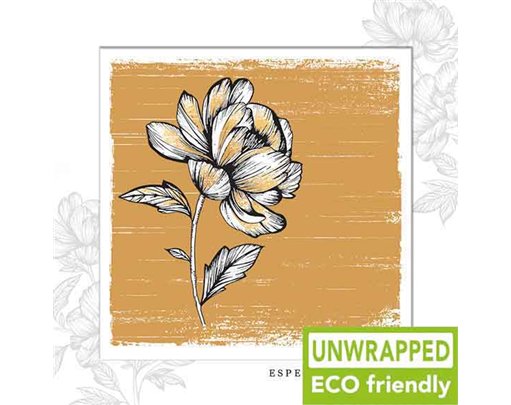 160mm SQ FLOWER ON GOLD OPEN BIRTHDAY ELITE 6S