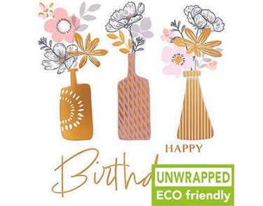 160mm SQ VASES OPEN BIRTHDAY ELITE 6S