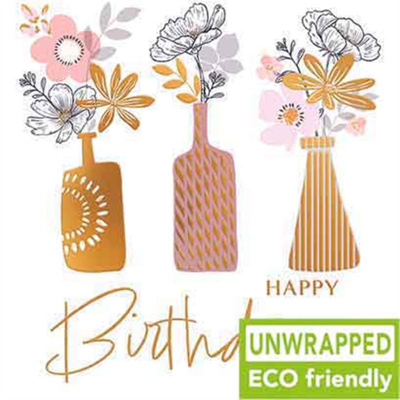 160mm SQ VASES OPEN BIRTHDAY ELITE 6S