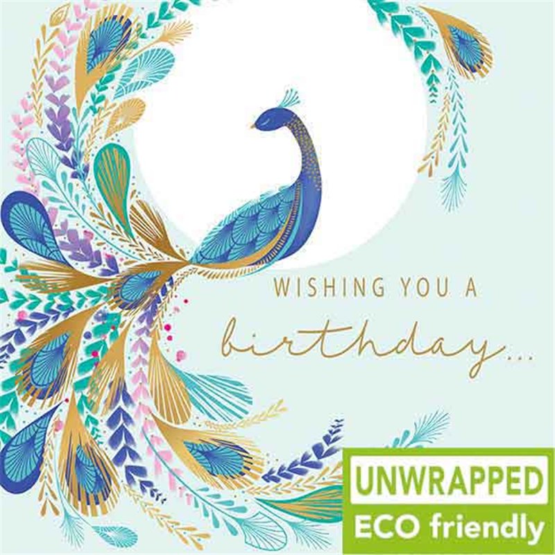 160mm SQ PEACOCK OPEN BIRTHDAY ELITE 6S