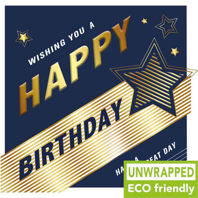 160mm SQ NAVY TYPE OPEN BIRTHDAY ELITE 6S