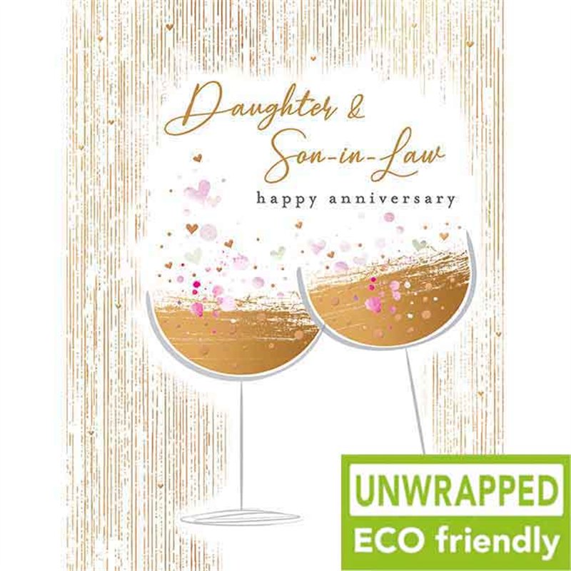 C50 GLASSES ANNIVERSARY DAUGHTER & SON-IN-LAW ELITE 6S