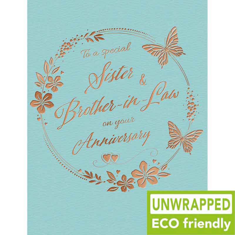 C50 FLORAL CIRCLE ANNIVERSARY SISTER & BROTHER-IN-LAW ELITE 6S