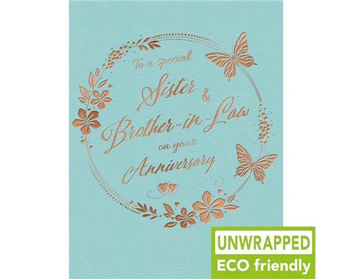 C50 FLORAL CIRCLE ANNIVERSARY SISTER & BROTHER-IN-LAW ELITE 6S