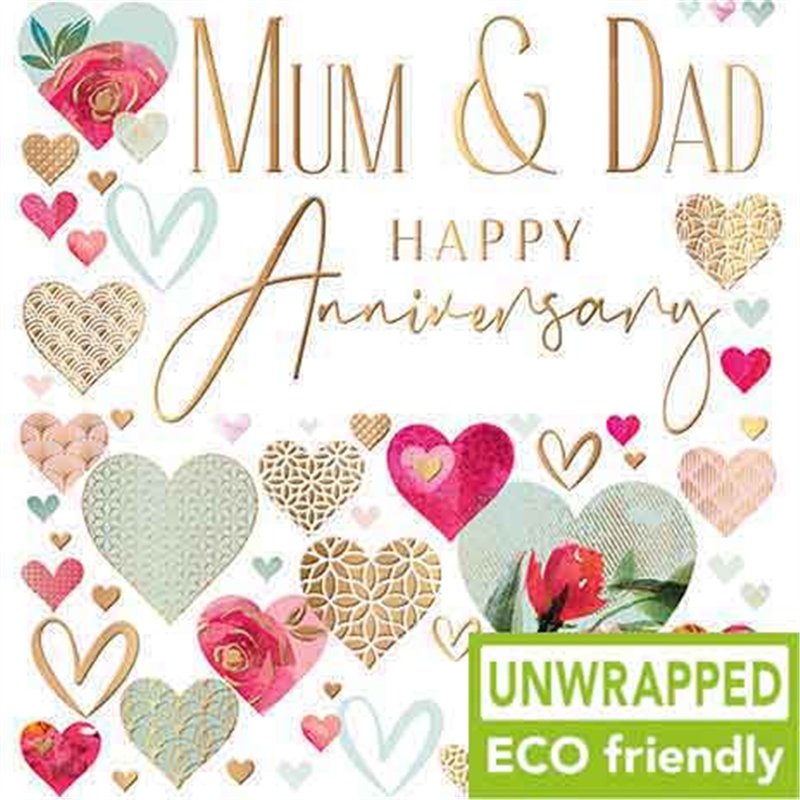C50 HEARTS ANNIVERSARY MUM & DAD ELITE 6S