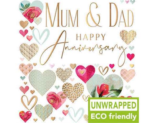 C50 HEARTS ANNIVERSARY MUM & DAD ELITE 6S