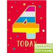 C50 STRIPE AGE 4 BIRTHDAY FIESTA 6S